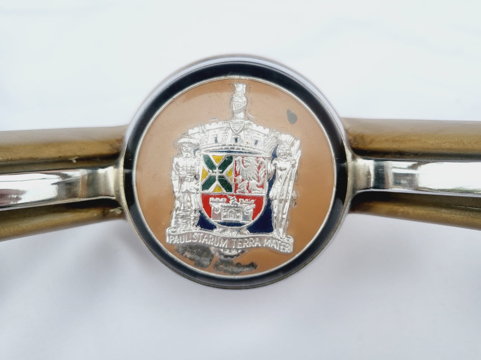 Volante Calice Fusca Marron Monocromático Original Vw